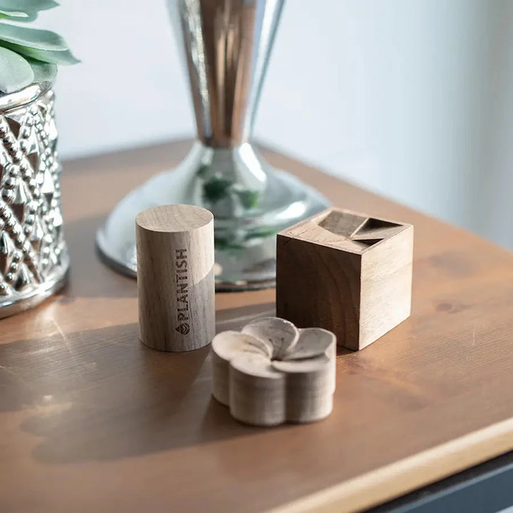 Essential oil wooden diffusers for home, car and on the go.