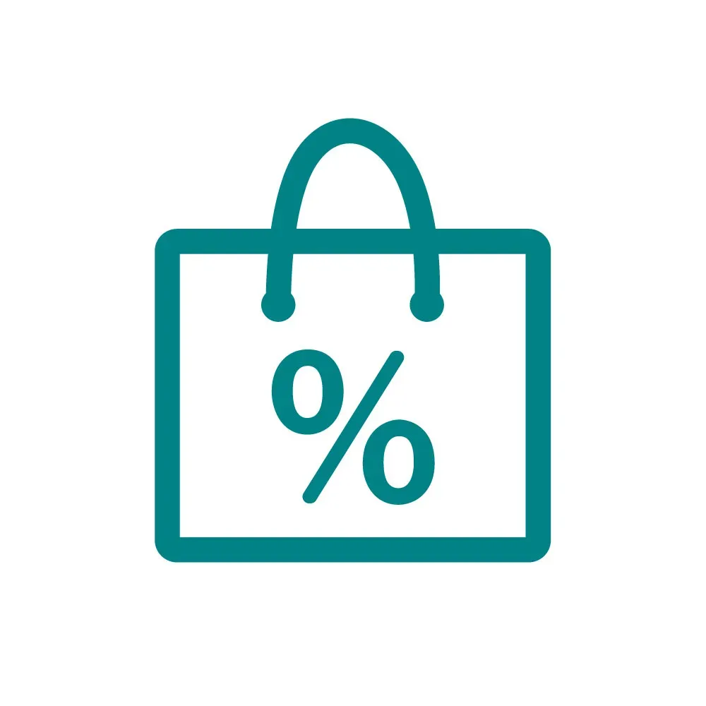Shop discounts icon